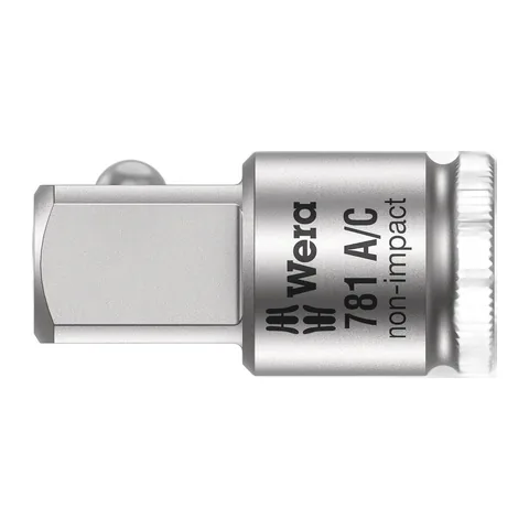 Đầu Adaptor Wera 781 A/C Chuyển 1/4" Lên Khẩu 1/2" - Mã Sản Phẩm 042671