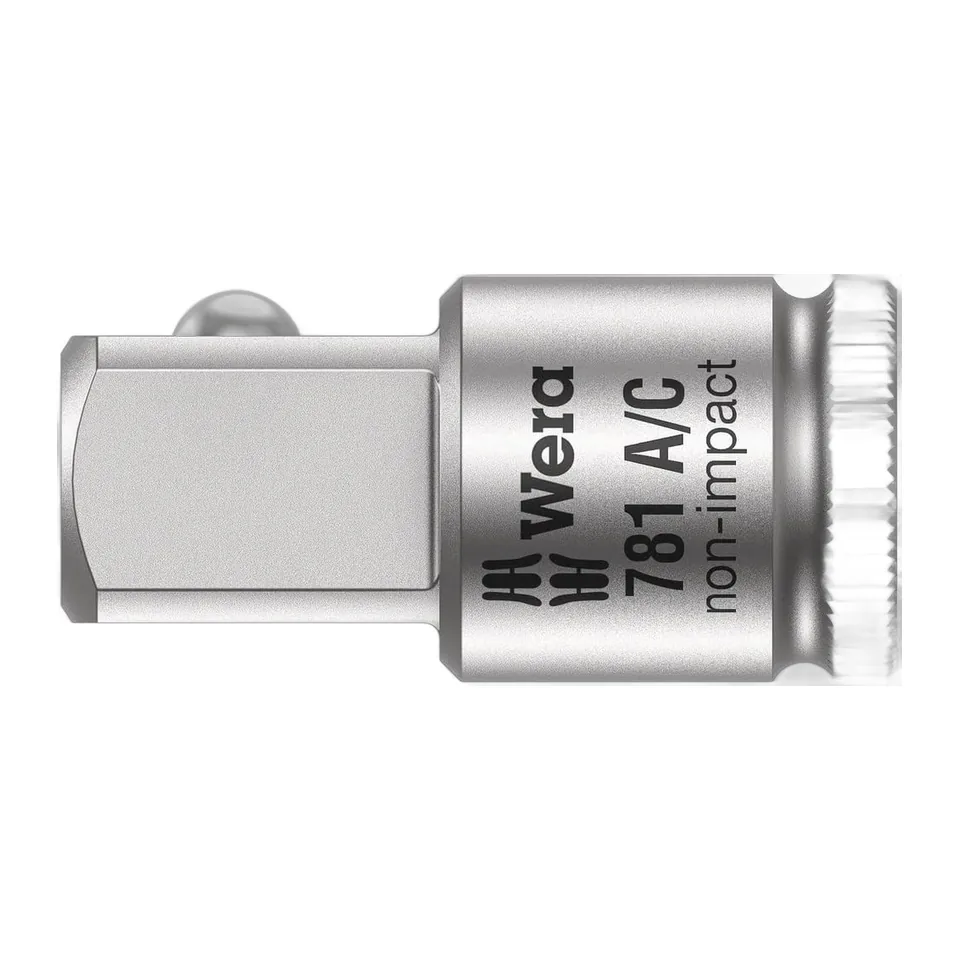 Đầu Adaptor Wera 781 A/C Chuyển 1/4" Lên Khẩu 1/2" - Mã Sản Phẩm 042671
