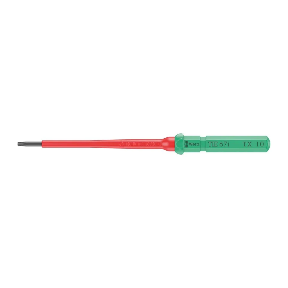 Wera Mũi Vít Hoa Thị T10 Cách Điện VDE 67i Thay Đổi - Mã Sản Phẩm 006534