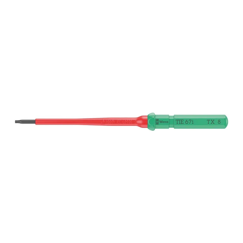 Wera Mũi Vít Hoa Thị T8 Cách Điện VDE 67i Thay Đổi - Mã Sản Phẩm 006532