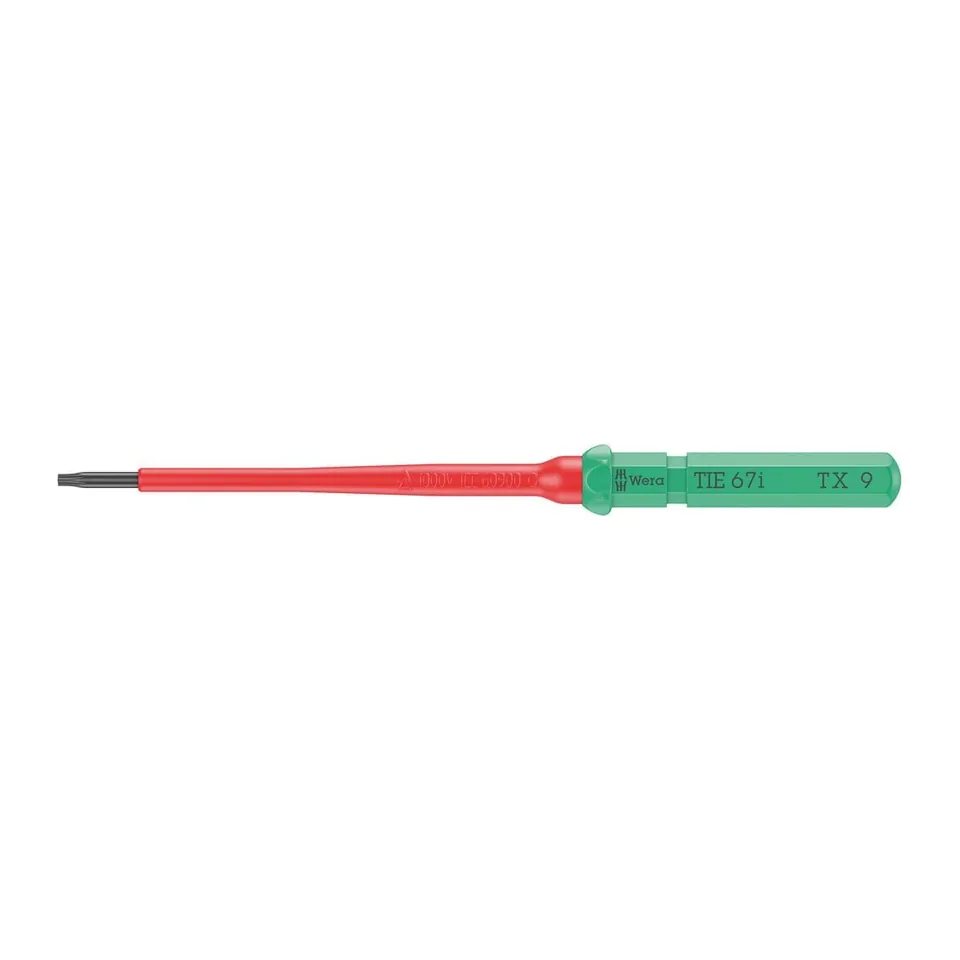 Wera Mũi Vít Hoa Thị T9 Cách Điện VDE 67i Thay Đổi - Mã Sản Phẩm 006533
