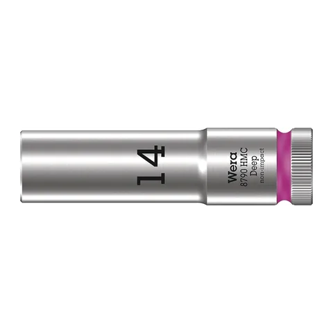 Wera Zyklop 8790 HMC Deep Khẩu 1/2" Size 14mm Mã Sản Phẩm 004554