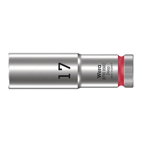 Wera Zyklop 8790 HMC Deep Khẩu 1/2" Size 17mm Mã Sản Phẩm 004557