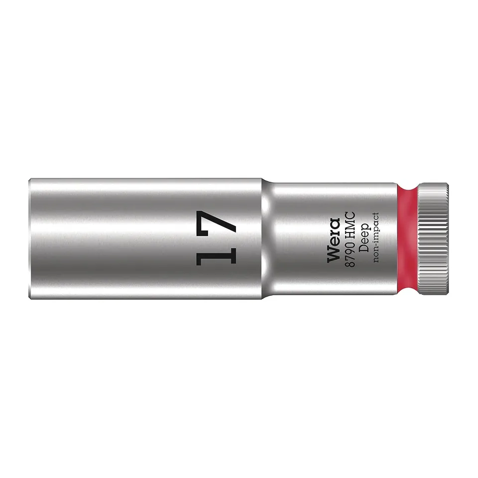 Wera Zyklop 8790 HMC Deep Khẩu 1/2" Size 17mm Mã Sản Phẩm 004557