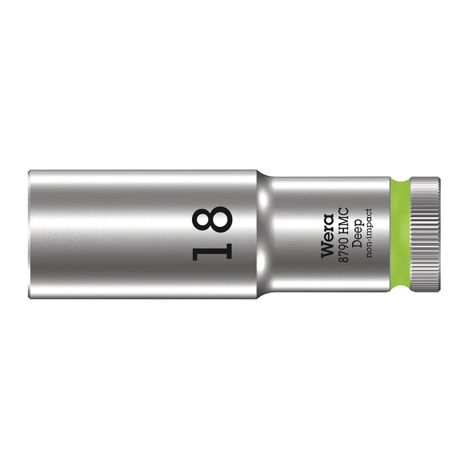 Wera Zyklop 8790 HMC Deep Khẩu 1/2" Size 18mm Mã Sản Phẩm 004558