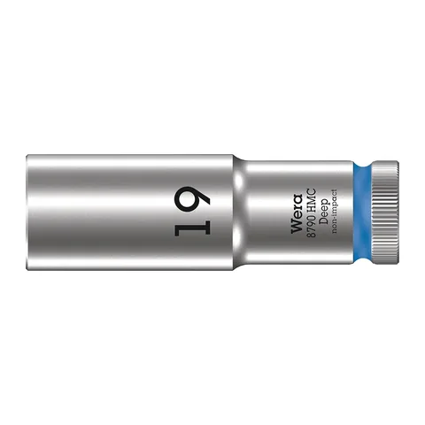 Wera Zyklop 8790 HMC Deep Khẩu 1/2" Size 19mm Mã Sản Phẩm 004559