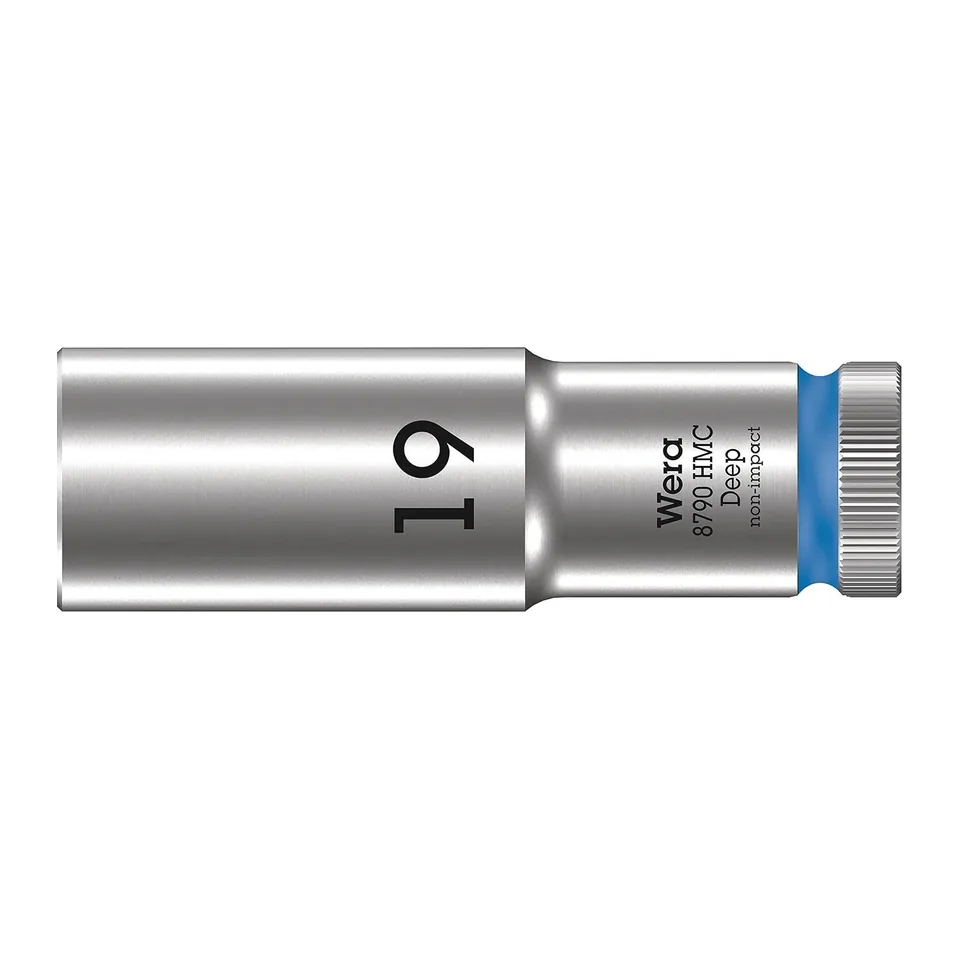 Wera Zyklop 8790 HMC Deep Khẩu 1/2" Size 19mm Mã Sản Phẩm 004559
