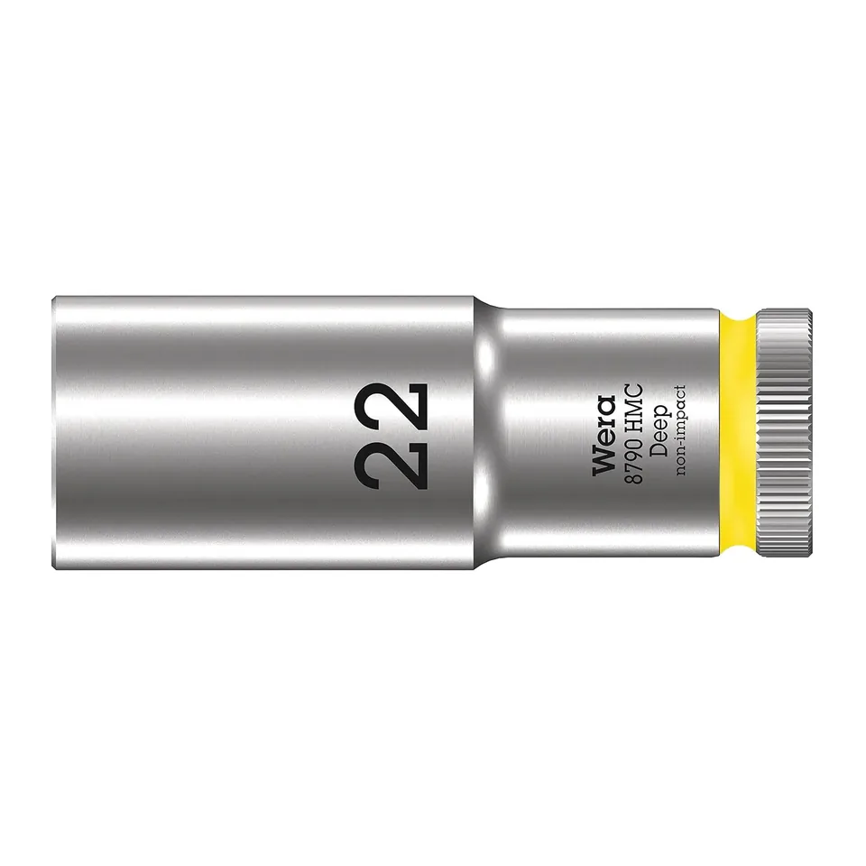 Wera Zyklop 8790 HMC Deep Khẩu 1/2" Size 22mm Mã Sản Phẩm 004562