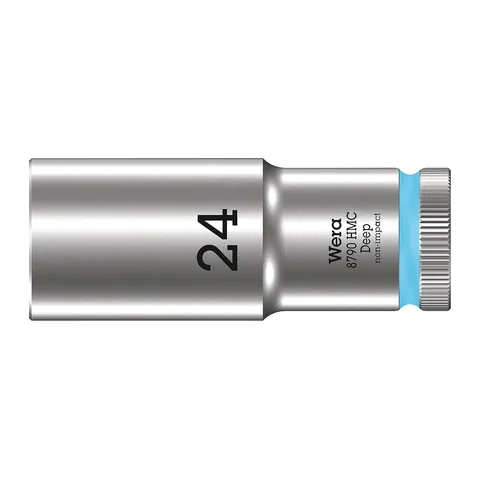 Wera Zyklop 8790 HMC Deep Khẩu 1/2" Size 24mm Mã Sản Phẩm 004563