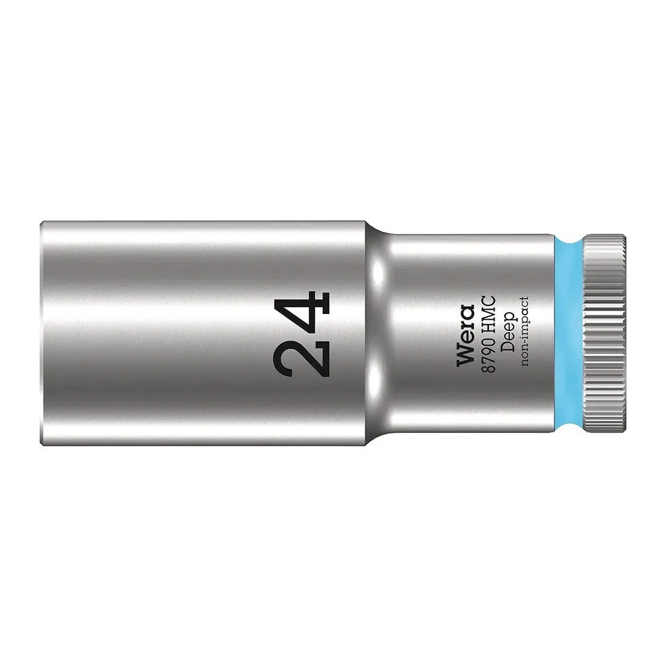 Wera Zyklop 8790 HMC Deep Khẩu 1/2" Size 24mm Mã Sản Phẩm 004563